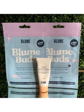 BLUME Buds Power Patches for Acne | NEW | Bonus Blume Daydreamer Cleanser Mini